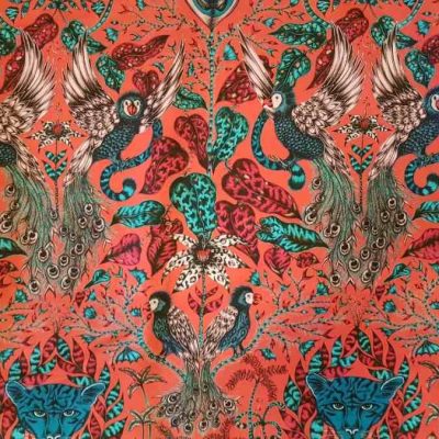 Amazon red Stoff Emma Shipley