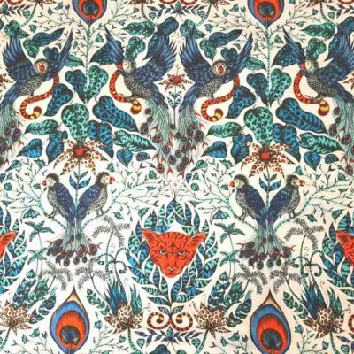 ..Amazon blue Stoff Emma Shipley