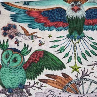 Frontier Emma Shipley Stoff green linen