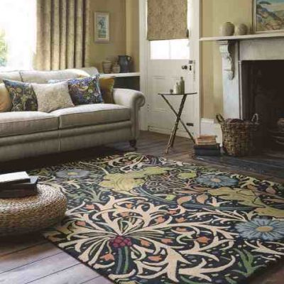 .Seaweed William Morris Teppich Schurwolle