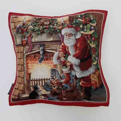 Nostalgisches Weihnachtskissen 45x45cm