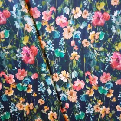 Wild Meadow Velourstoff Clarke und Clarke