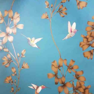 Amazilia Kolibri Tapete petrol oversize