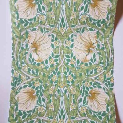Pimpernel Tapete pastel grün original William Morris