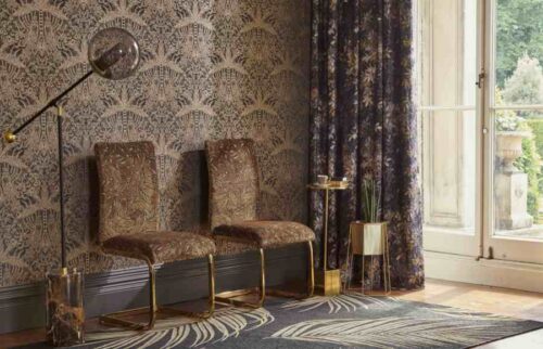 ..Selva Polsterstoff Exotica Clark& Clark Sand – Bild 2