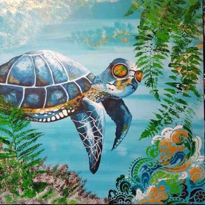 VERKAUFT Under the sea Malerei Acryl