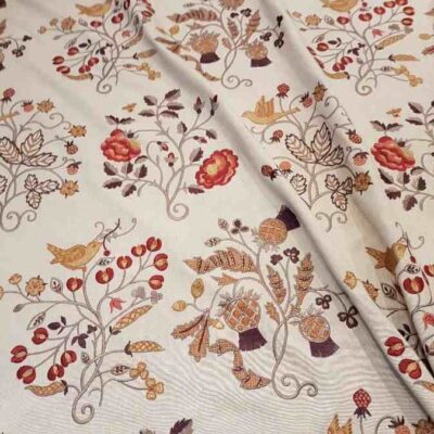 ..Newill Original William Morris Stickerei Stoff