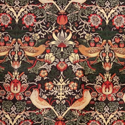 .Gobelinstoff William Morris Design Erdbeerdieb