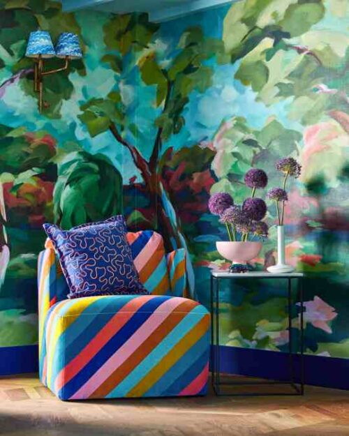Multi Stripes Sophie Robinson Polsterstoff – Bild 2