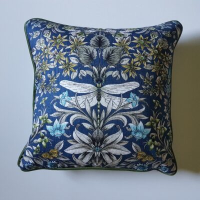 .Blaues Libellen Kissen 40er Mirabell