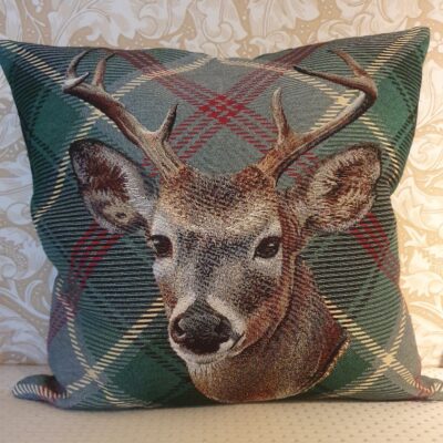 .British Hirsch Kissen 45x45cm