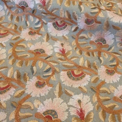 ..Stickerei Wardel William Morris Stoff