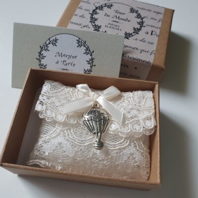 ..Duftsachet Maryse a Paris weiße Rose