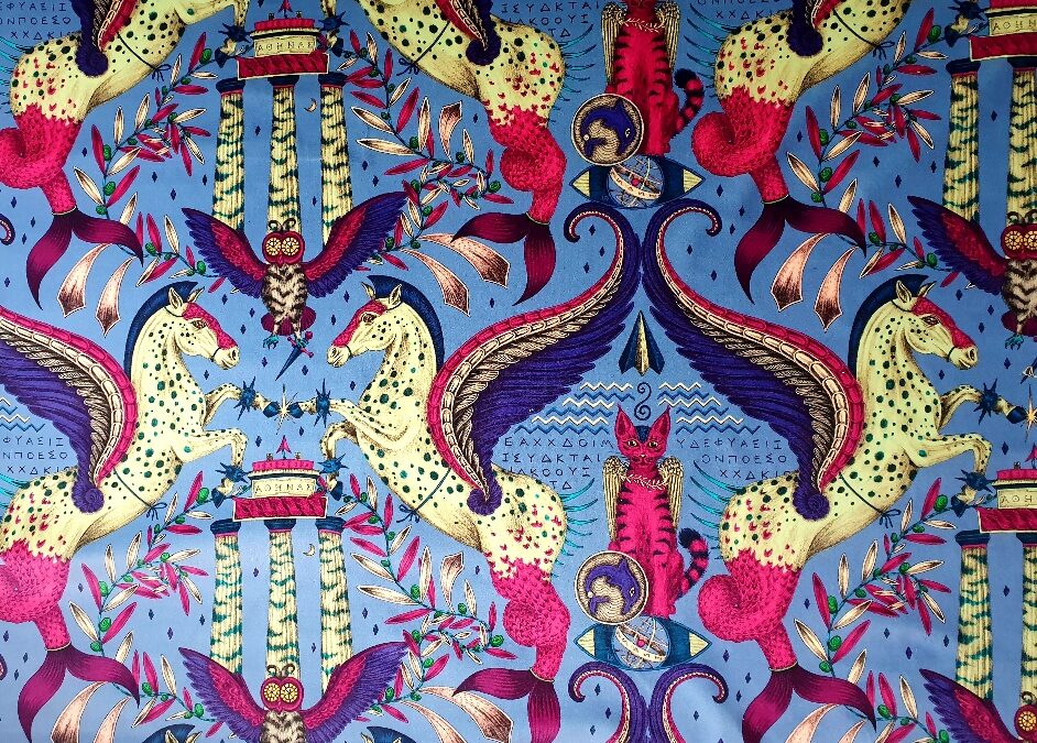 …Odyssey Mysthos Velvet Polsterstoff Emma Shipley