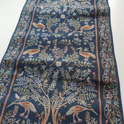 ..Tischläufer blau William Morris Design