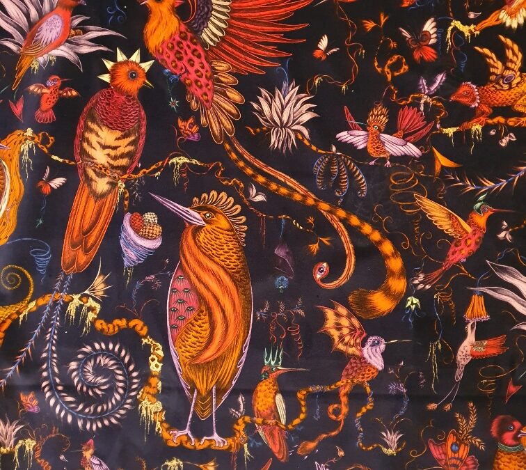 …Mythica Quetzal Polsterstoff Emma Shipley