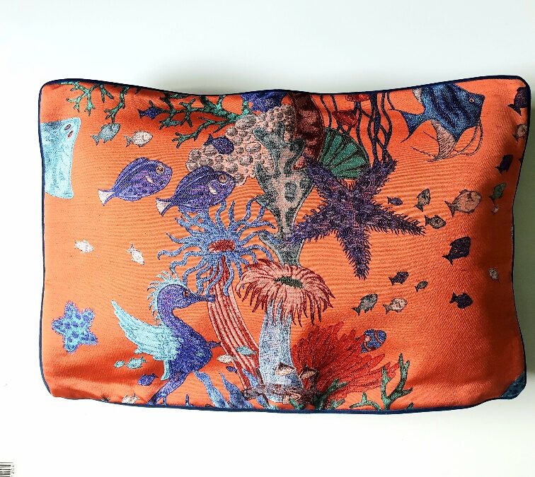 ..Forest under the Sea Emma Shipley Kissen 40x60cm