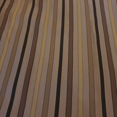 Anton Streifen Stoff Tabak in 280cm Höhe