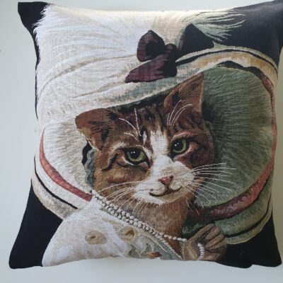 ...Gobelin Katzen Kissen Mimi