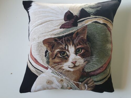 ...Gobelin Katzen Kissen Mimi