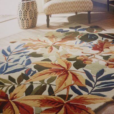 ..Robinson Wood creme Teppich 140x200cm Sanderson Schurwolle