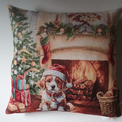 ..Weihnachtshund Kissenhülle