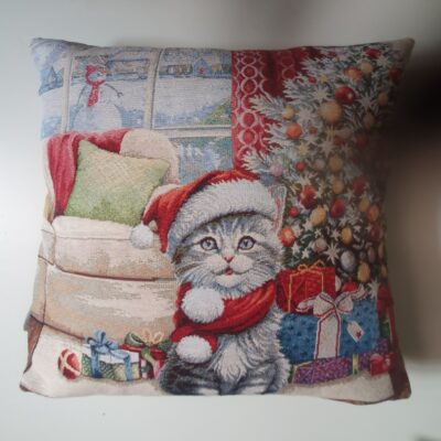 ..Katzen Weihnacht Kissenhülle