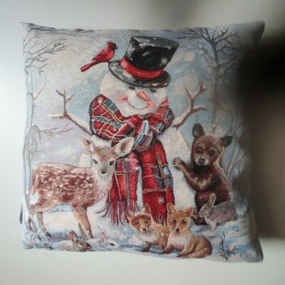 ..Kissenhülle Schneemann