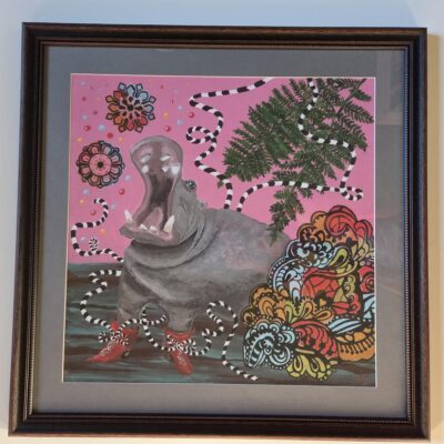 Nilpferd Bild "Who is the boss"