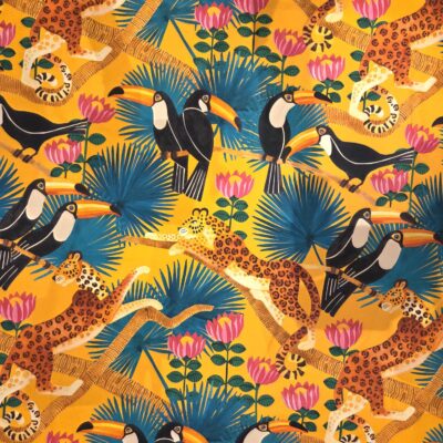 ..Bunter Dschungel Stoff
