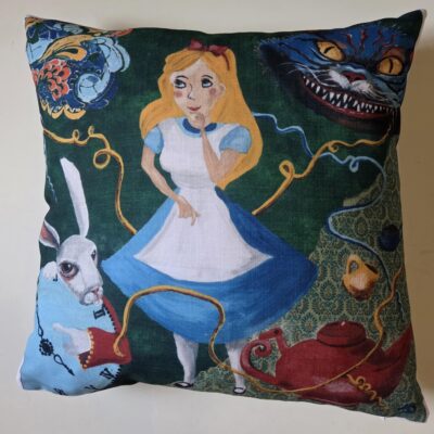 Alice im Wunderland Kissen Marty Colourful Collection 45x45cm
