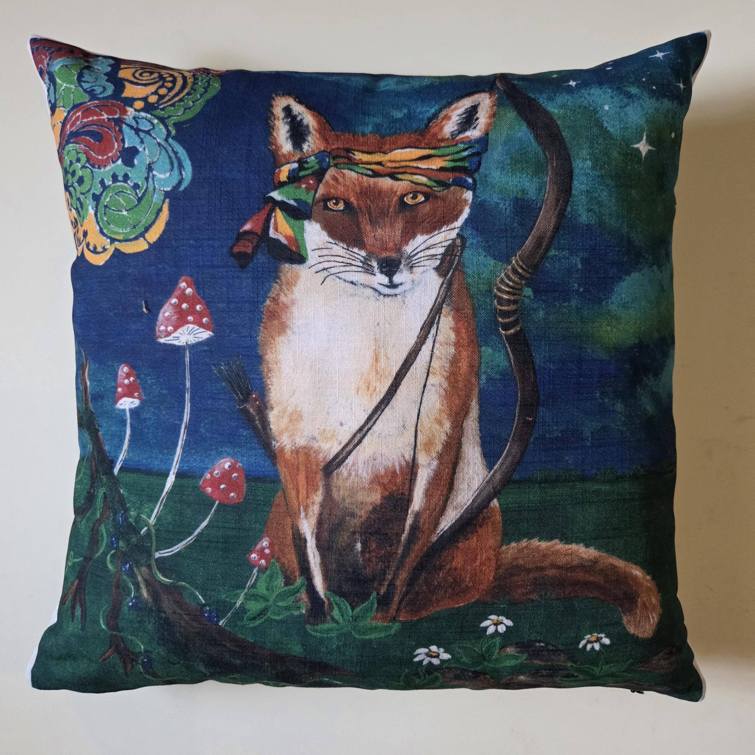 Kissen Fuchs "Geronimo" Marty Colourful Collection 45 x45 cm