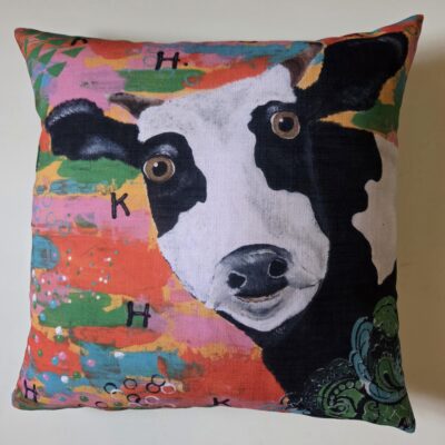 Kissen Kuh "Muhhh" Marty Colouful Collection 45x45 cm