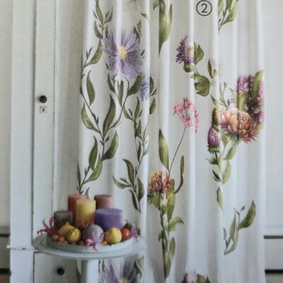 ...Four Seasons Vorhangstoff Blumen in 325cm